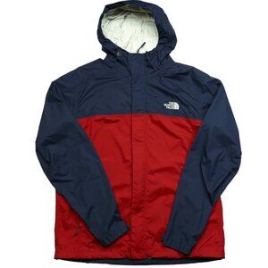 The North Face red blue L Large windbreaker jacket